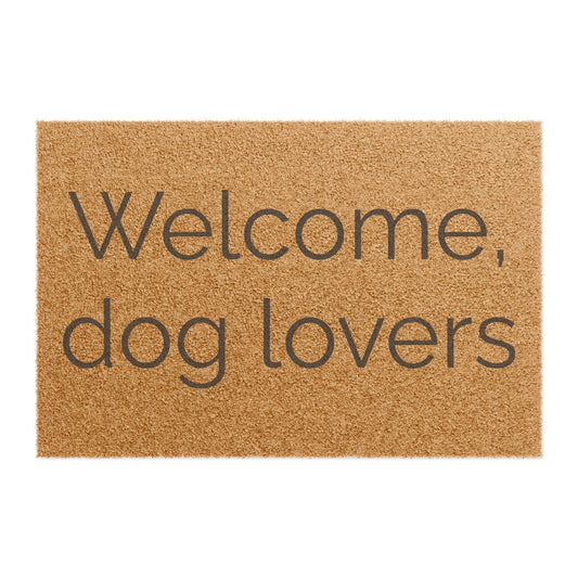 Welcome, Dog Lovers Doormat